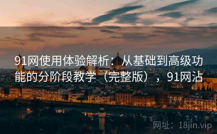 91网使用体验解析:从基础到高级功能的分阶段教学(完整版),91网沾 91网使用体验解析:从基础到高级功能的分阶段教学(完整版),91网沾