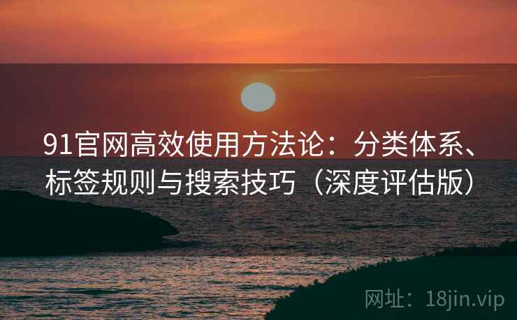 91官网高效使用方法论：分类体系、标签规则与搜索技巧（深度评估版）