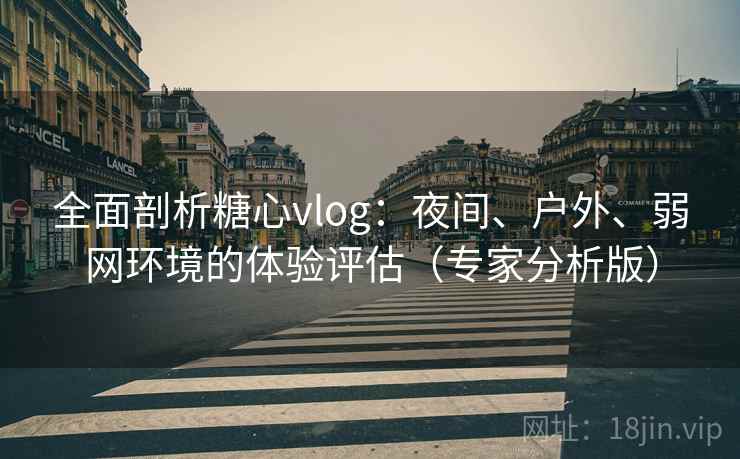 全面剖析糖心vlog：夜间、户外、弱网环境的体验评估（专家分析版）