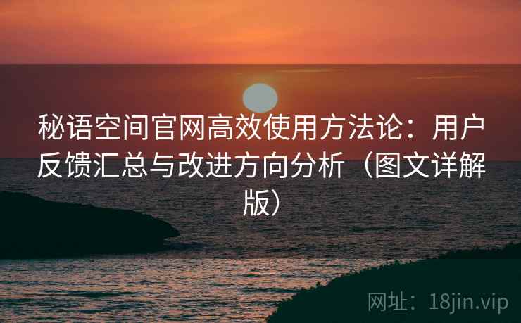 秘语空间官网高效使用方法论：用户反馈汇总与改进方向分析（图文详解版）
