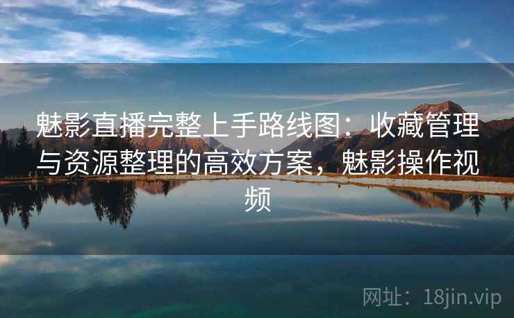 魅影直播完整上手路线图：收藏管理与资源整理的高效方案，魅影操作视频