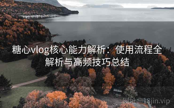 糖心vlog核心能力解析:使用流程全解析与高频技巧总结 糖心vlog核心能力解析:使用流程全解析与高频技巧总结